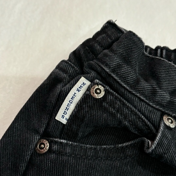 NEW LEGENDS Boy’s Black Denim Straight Leg Jeans Pants - size 6 Regular - Picture 3 of 6
